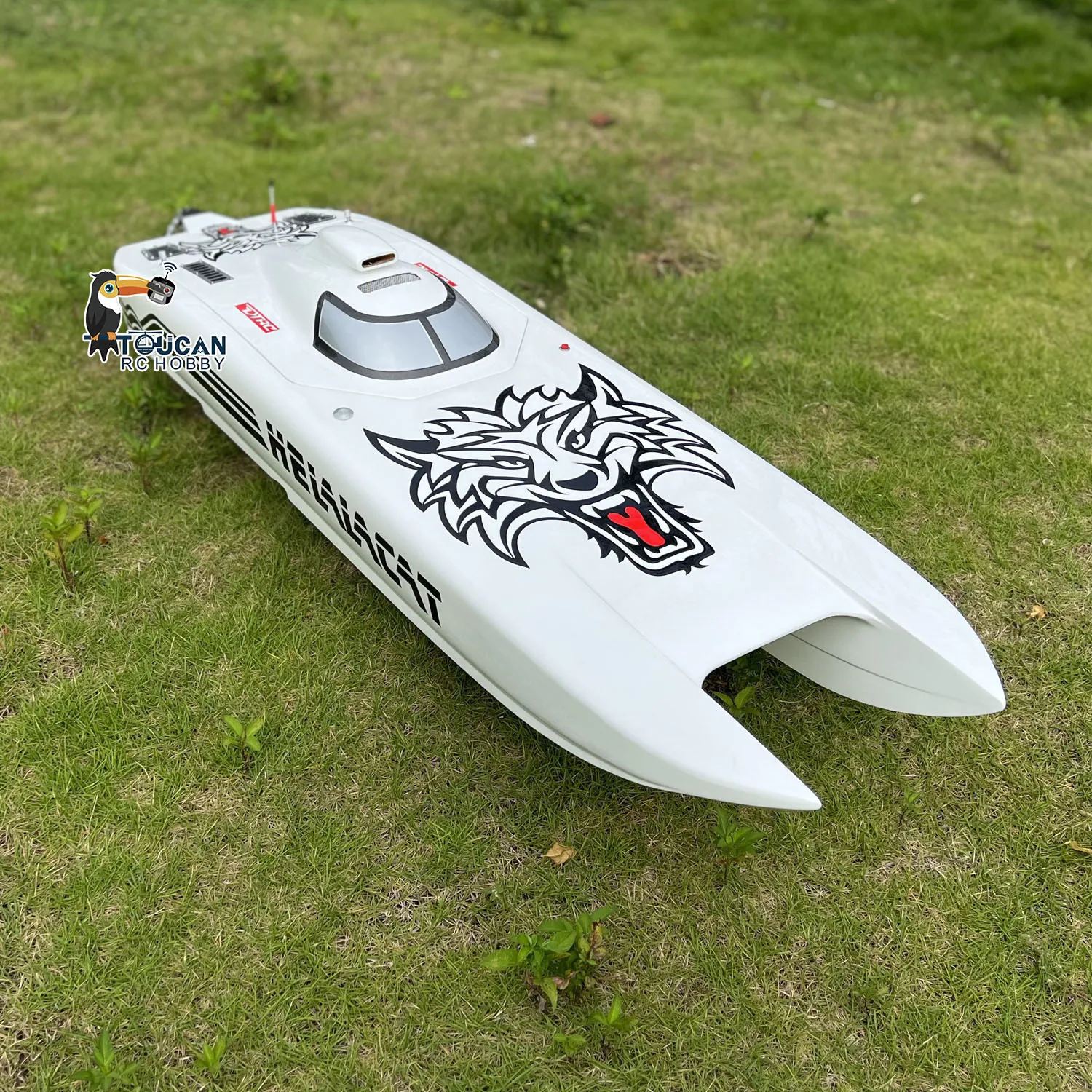 G30E Model Made With Kevlar 30CC Gasoline Racing ARTR RC Boat W/ Radio System Toucan Remote Control Model THZH1252-SMT8 2