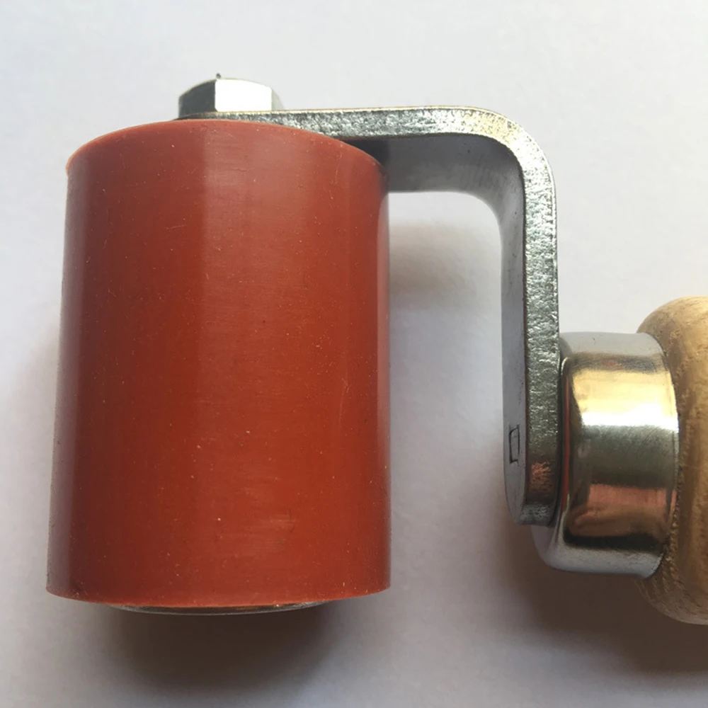 40mm Silicone Seam Roller With 6mm Brass Detail Penny Roller Smoothing Seam Roller Tool for PVC/TPO/EPDM Single Ply Roofing Tape 2