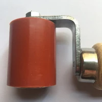 40mm Silicone Seam Roller With 6mm Brass Detail Penny Roller Smoothing Seam Roller Tool for PVC/TPO/EPDM Single Ply Roofing Tape 2