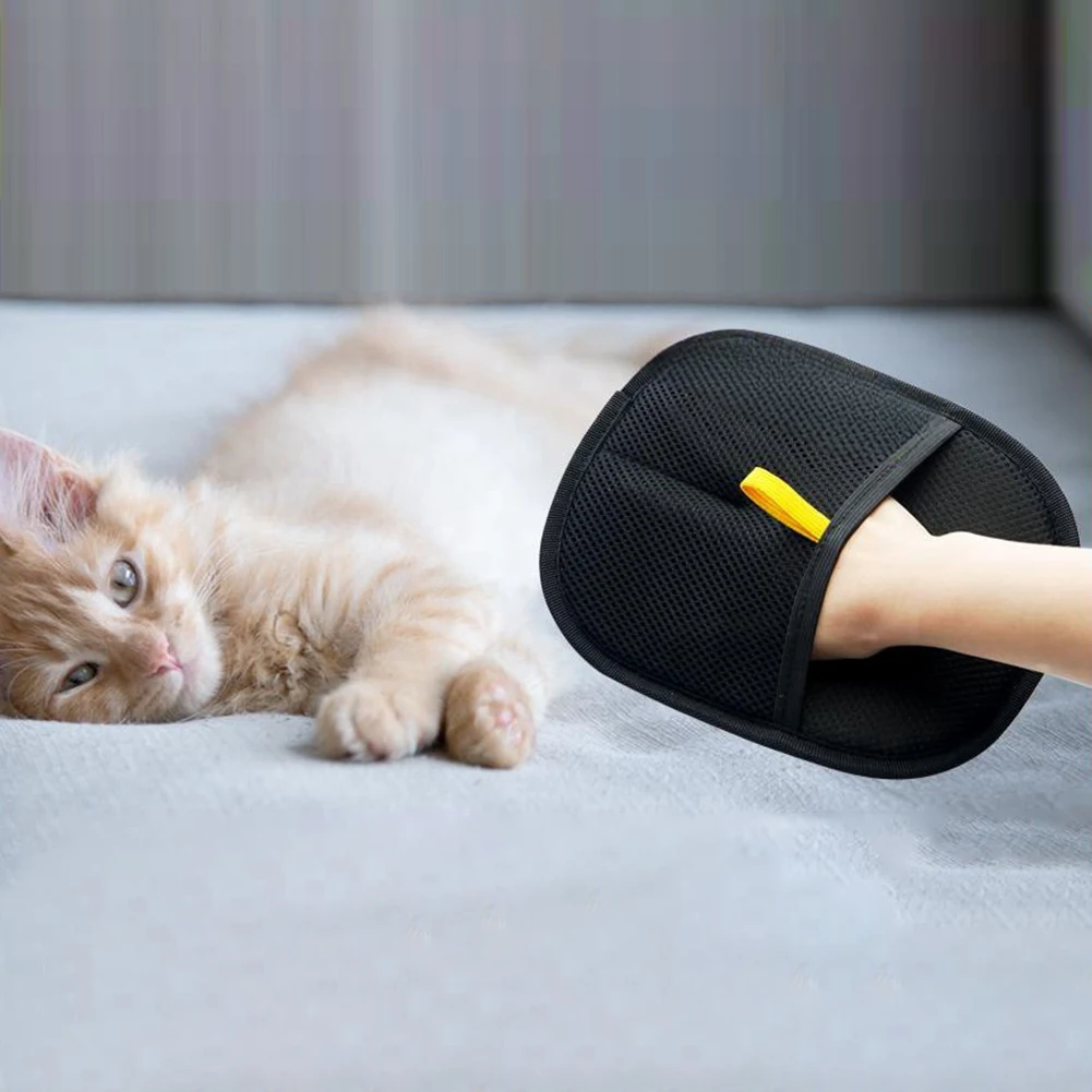 1/2/3/4/5pcs Pet Hair Remover Gloves Pet Hair Remover Mitt Deshedding Brush Glove for Dog Cat Rabbit with Long/Short/Curly