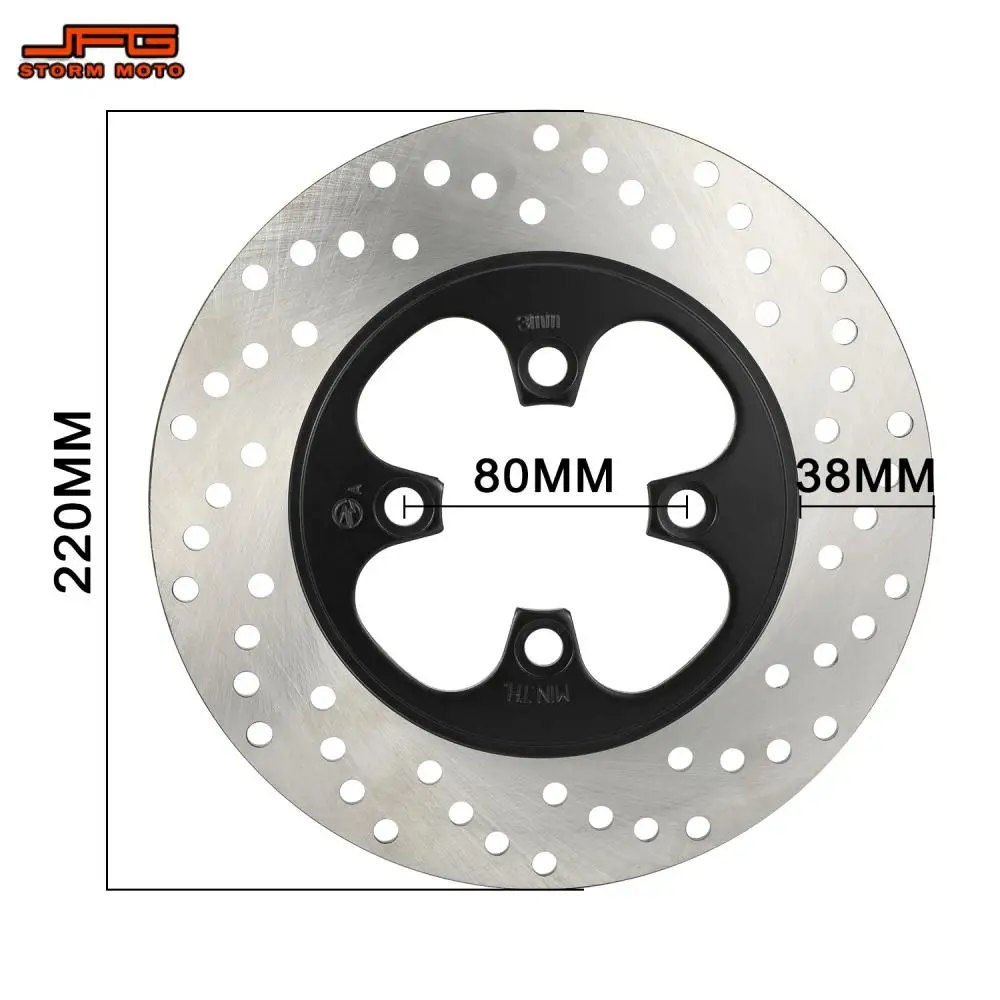 Front Rear Brake Disc Rotors Set Motorcycles Accessories Alloy Steel Disc For Hawk 250 Hawk250 Motocross Modified Dirt Pit Bike