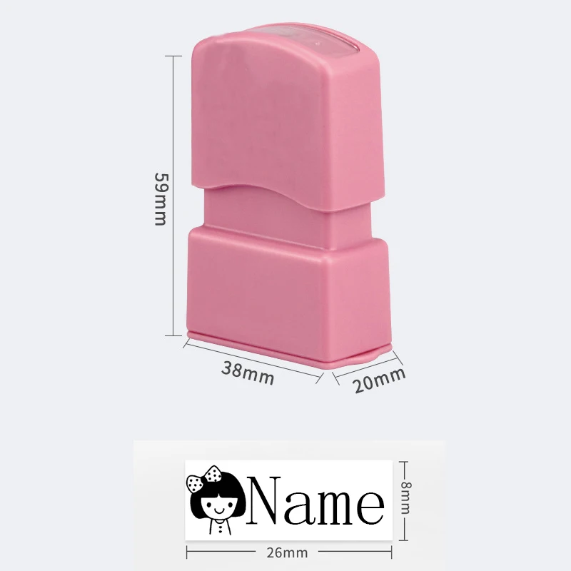 Children's Name Seal Student's Name Stamp Kindergarten Clothes Waterproof Sticker Will Not be Washed Off