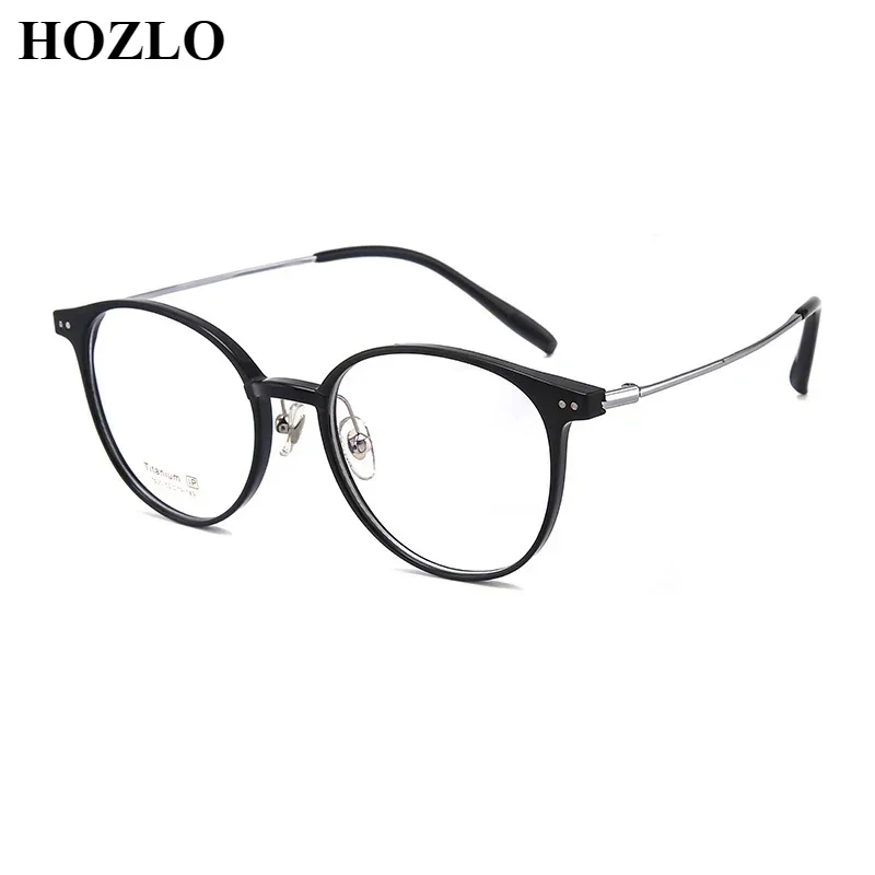 

Women Retro Rivets Round Titanium Anti Blue Ray Reading Glasses Magnifier Men Presbyopic Eyeglasses Hyperopia Spectacles 0~+4.0