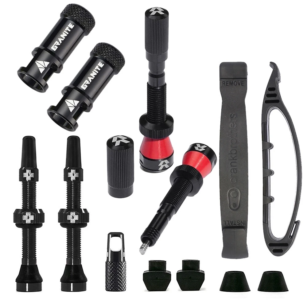 Granite Juicy Nipple Valve Cap Crank Brothers Granite Muc Off Tubeless