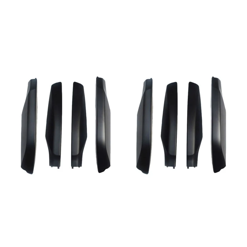 

Roof Rack Rail End Cover, 8Pcs Roof Rack Cover Shell Cap Replacement For Toyota Land Cruiser Prado Fj120 2003-2009 Black