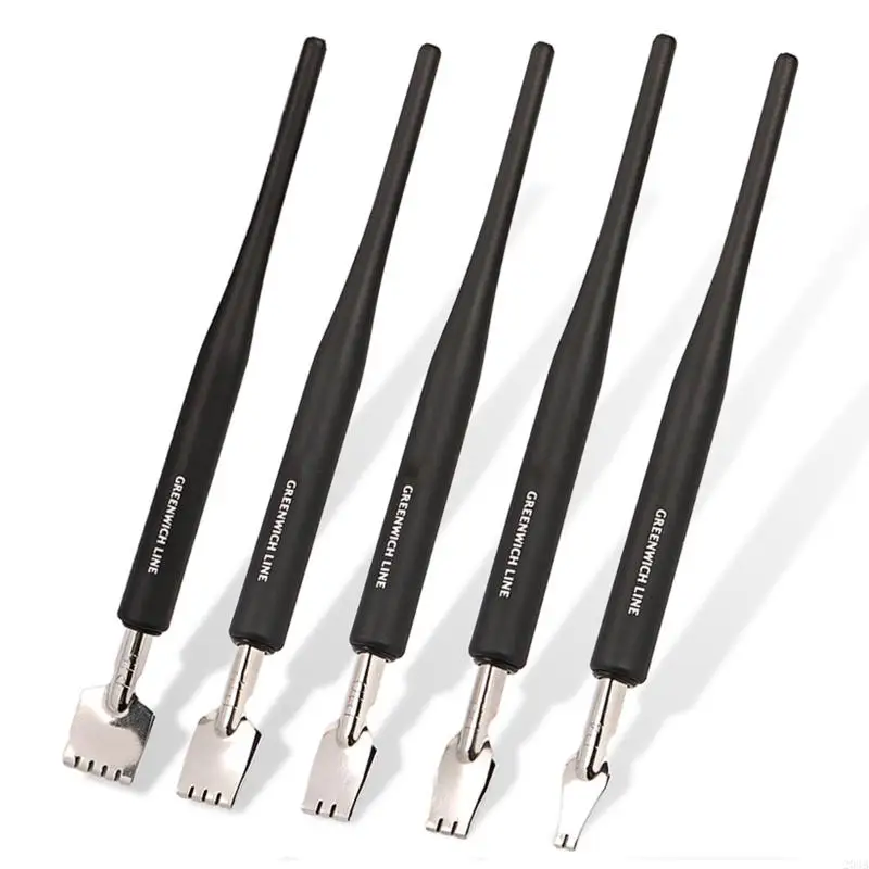 203b 6kit 딥 펜 세트 5 개의 다른 펜촉 펜 홀더 칼리 그라피 딥 펜 세트 아이