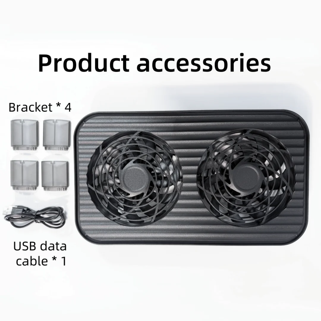 CX FUTRUE Z-X4 Router Heat Sink With Dual Fans, Silent Dual