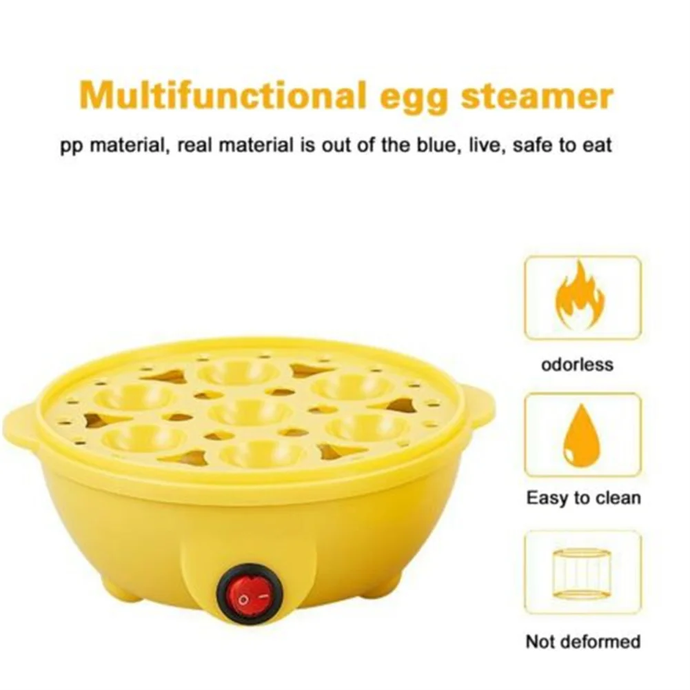 Electric Egg Cooker Boiler 7 Cavities Cute Chicken Shape Non Stick Auto-off Egg Steamer Indicator Light egg cooker electric egg cooker
