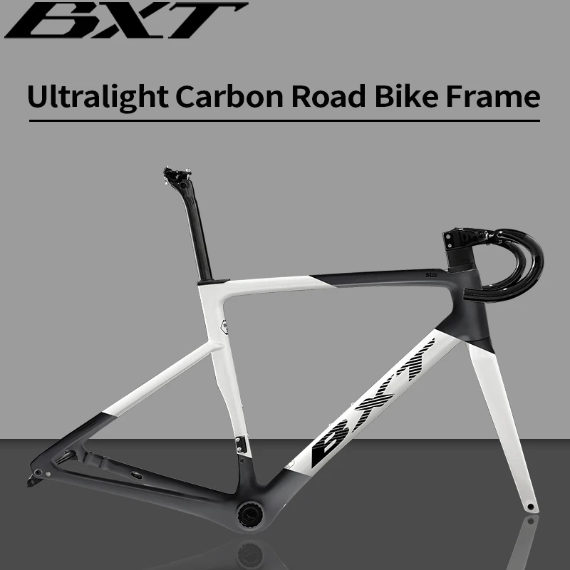 2025 BXT Carbon Road Bike Frame Full Hidden Cable Disc Brake