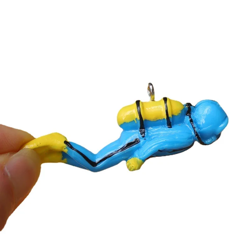 Fish Tank Diver Ornaments Landscape Decoration with Ball and Line