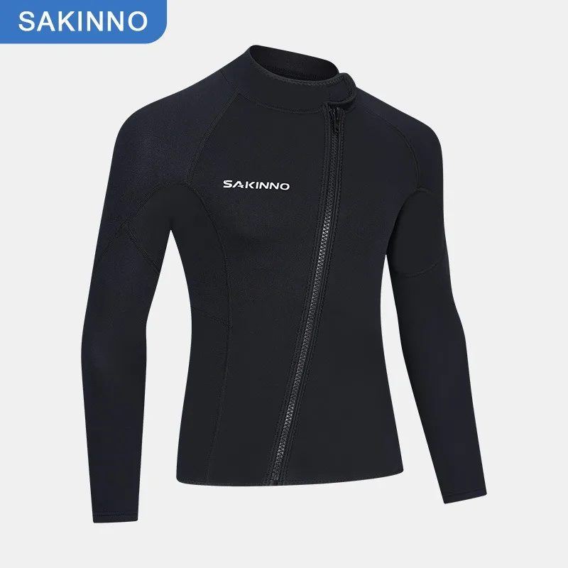 

Diving men and women warm surfing split long-sleeved tops adult sunscreen snorkeling jellyfish suit thickened diving suit