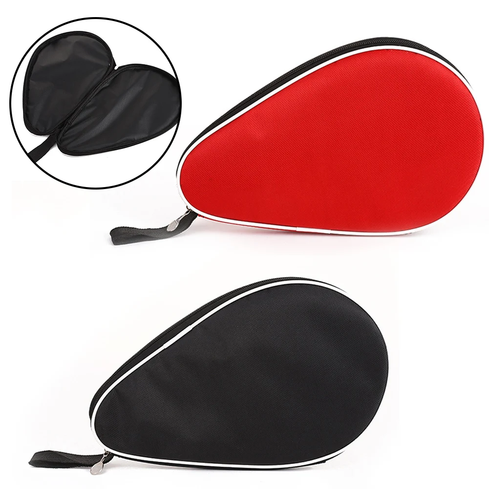 

1pc 28*18*2cm Portable Table Tennis Rackets Bag Table Tennis Rackets Case Gourd Type Paddles Case Dustproof Storage Bags