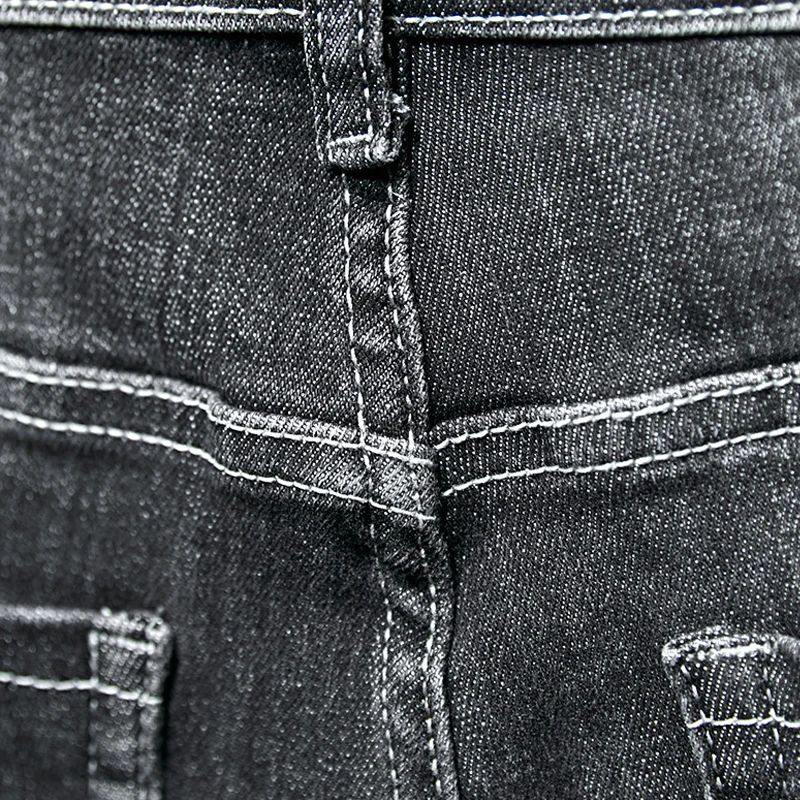 2022 New Streetwear Baggy Jeans For Men Korean Fashion Slim fit Loose Straight Man Pants Men's Clothing Large Size pencil pants