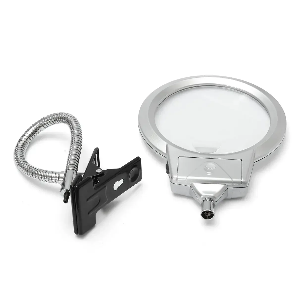 LED 조명 램프 탑 데스크 돋보기 클램프형 조명 돋보기 데스크탑 클립형 확대경 독서 루페 금속 호스