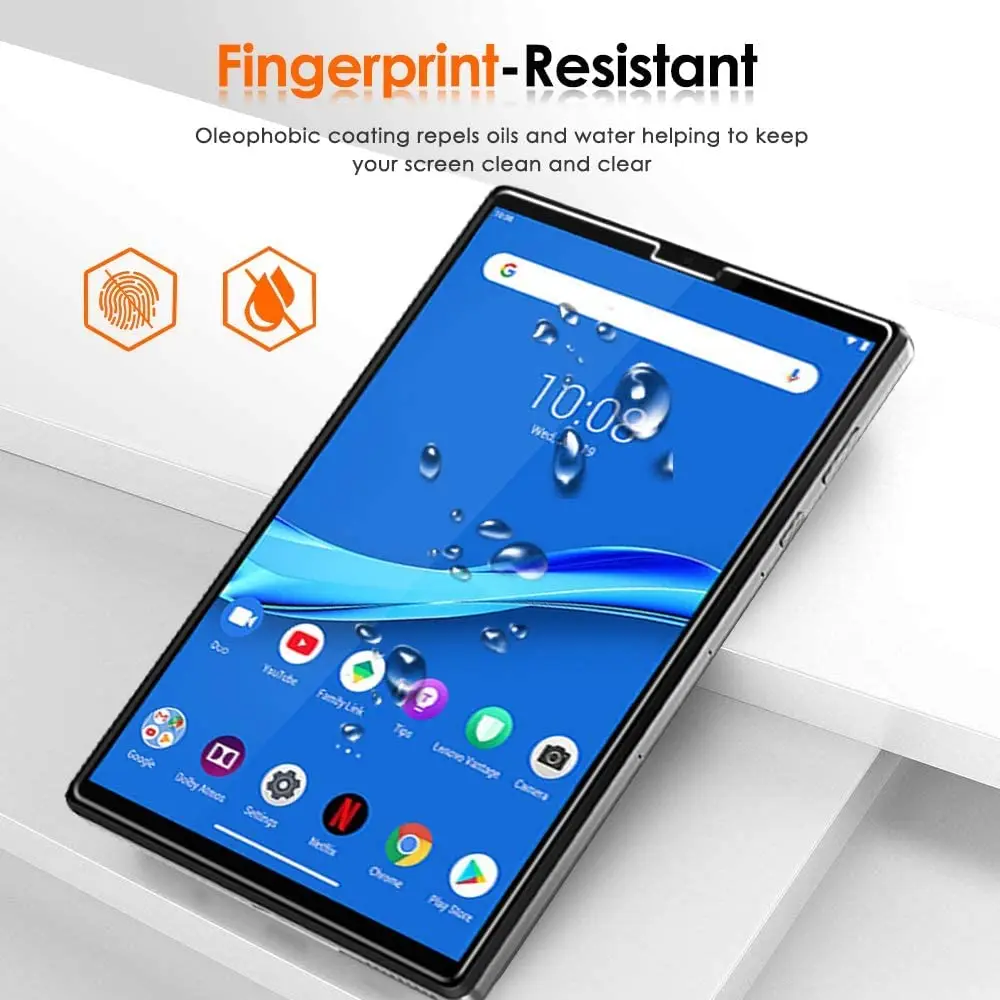 Screen Protector for Lenovo Tab M10 FHD Plus TB-X606F/X606X 10.3" Tempered Glass for Lenovo Tab K10 TB-X6C6F Smart Tab 4