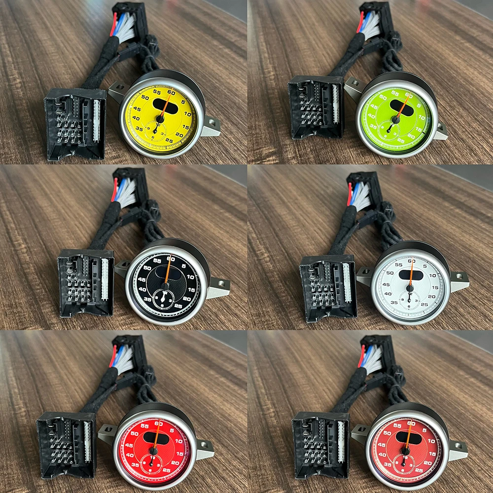 Stopwatch For Porsche Cayenne 958 Macan Panamera Boxster 718 911 Stopwatch Clock