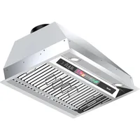 30 Inch Insert Range Hood with Voice/Gesture/Touch Control, 900 CFM Built-in Kitchen Hood Vent with 4 Speed Exhaust Fan 1