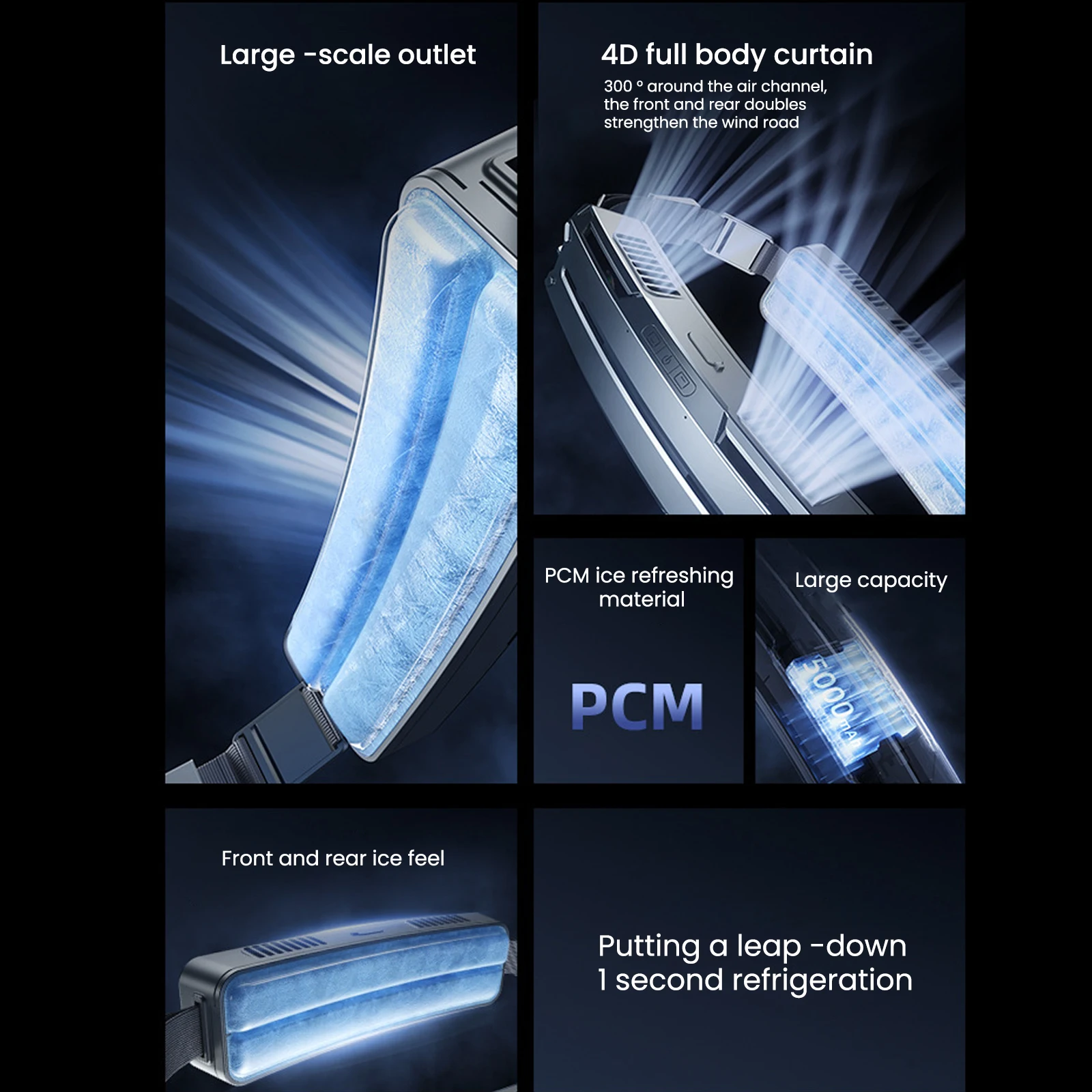 Can Wear Waist Fan Outdoor Sports Portable Air Conditioner Waist Hanging Fan USB Waist Belt Air Cooler Ice Cold Cooling Fan 8 Can Wear Waist Fan Outdoor Sports Portable Air Conditioner Waist Hanging Fan USB Waist Belt Air Cooler Ice Cold Cooling Fan 1