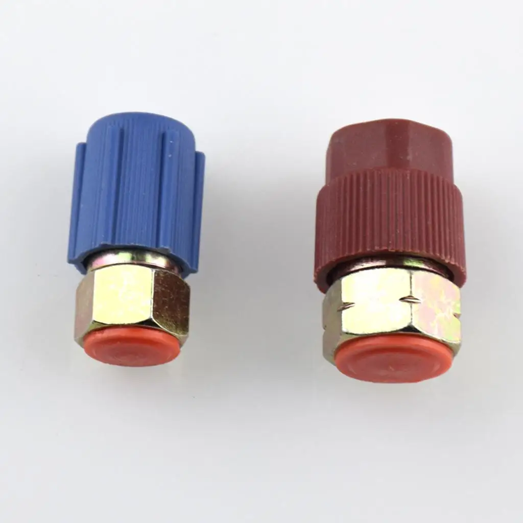   Quick Couplers Connectors High Low Side Port Adapter Retrofit R12 to R134