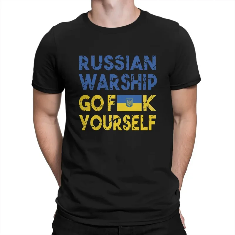 

Russian Warship Go F Yourself Special TShirt Make Peace No War Casual T Shirt Summer T-shirt For Adult