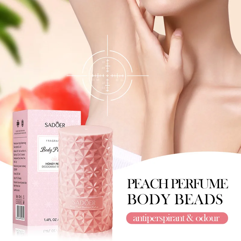 SADOER Fragrant Anti Odor Body Cream Roll-On Beads Anti Sweating Odorless Scenting Underarm Neck Deodorant Refreshing Creams 2