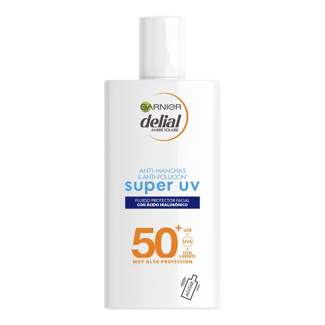 Garnier Delial Sensitive Advanced-Super UV Fluid face cream with hyaluronic  acid IP50 + - 40 ML - AliExpress