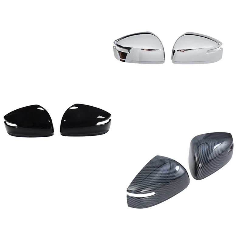 Car Accessories For Toyota Land Cruiser 300 Series LC300 ABS Chrome Side Wing Rear View Rearview Mirror Cap Cover