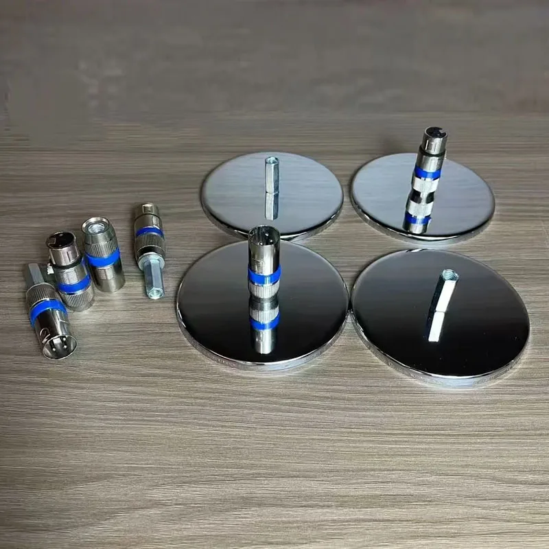 남성 성인 DIY 수제 금속 어댑터 흡착컵 홀더 평면 액세서리 M6 M8 변환 헤드 자동 스트레칭 기계용