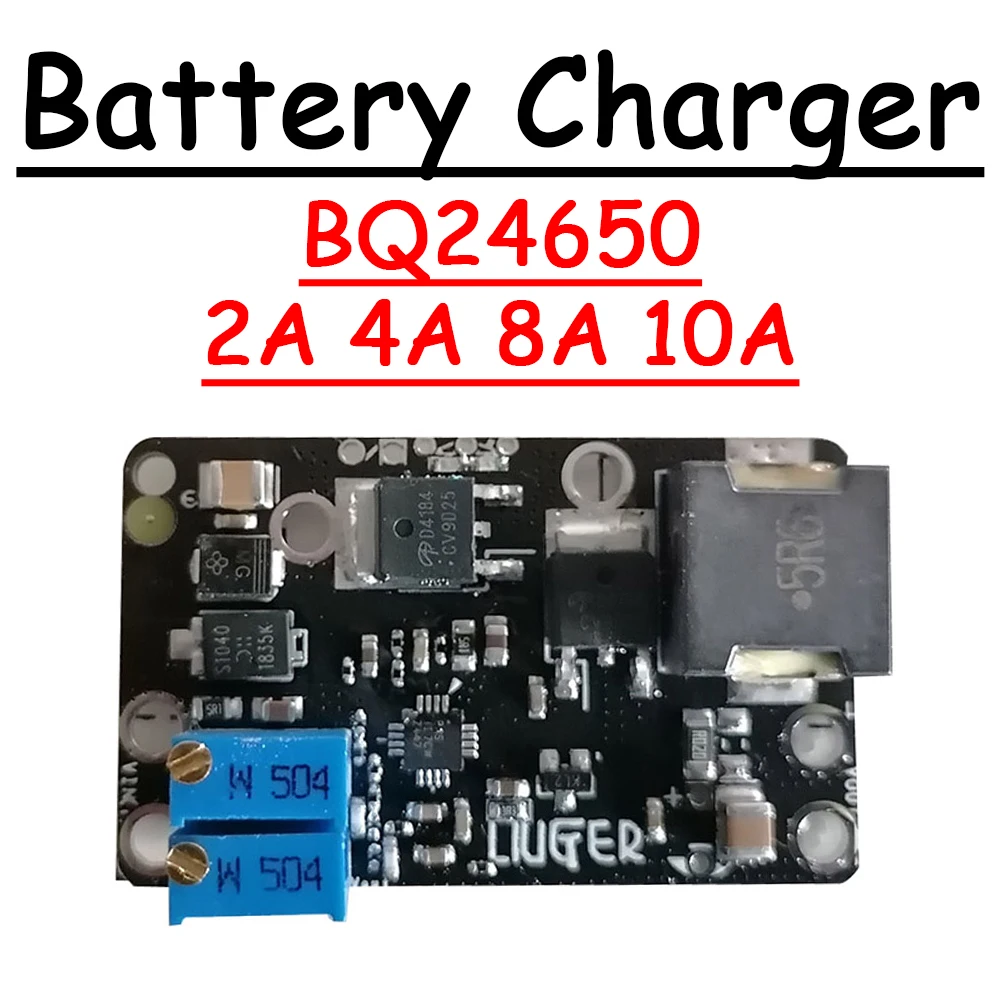 

BQ24650 2A 4A 8A 10A lithium battery charger module Solar MPPT controller Buck lead-acid LiFePO4 Li-ion Charging 5V 12V 15V 24V