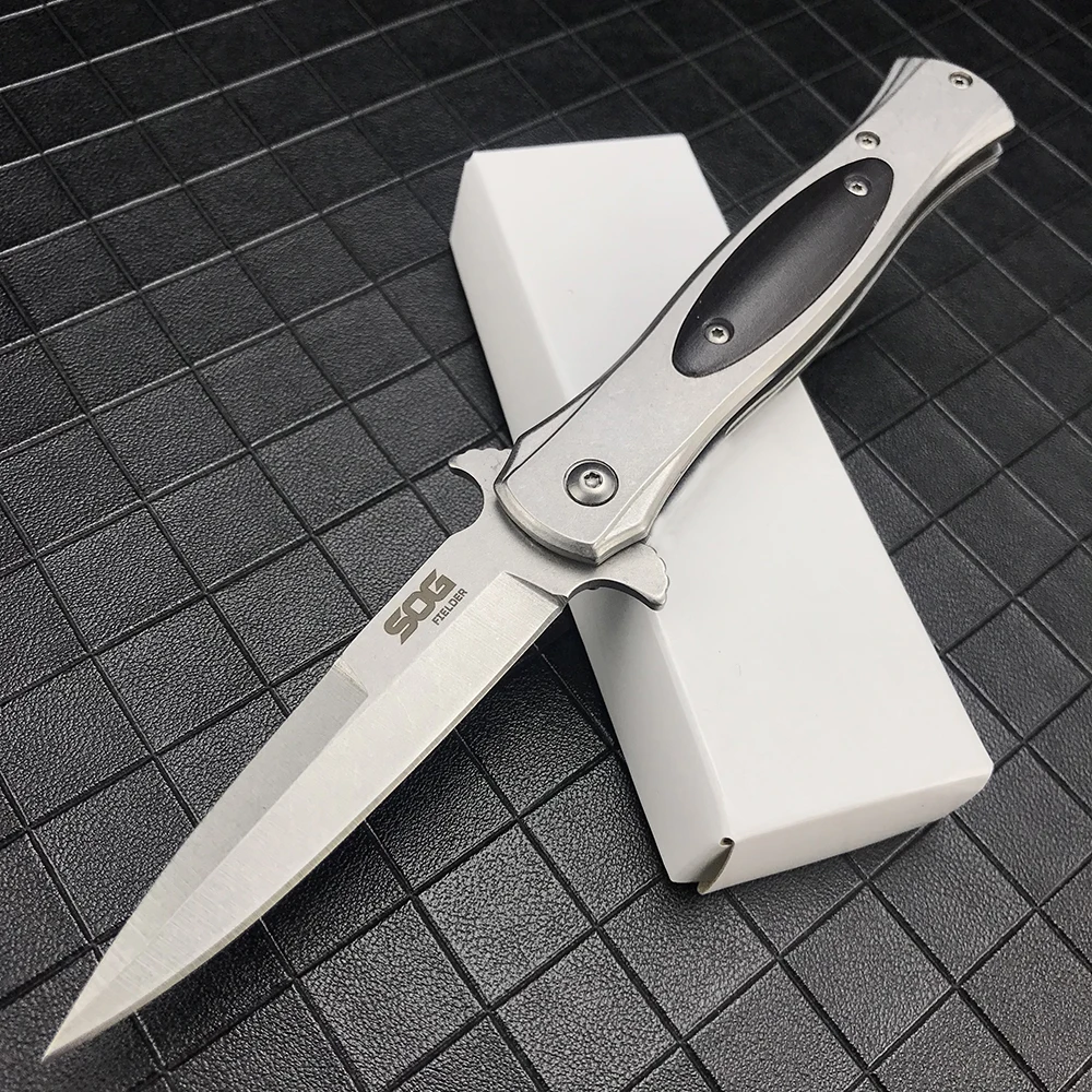 Edc Sog Fielder Survival Folding Knife Pocket Combat Tool 440c Self