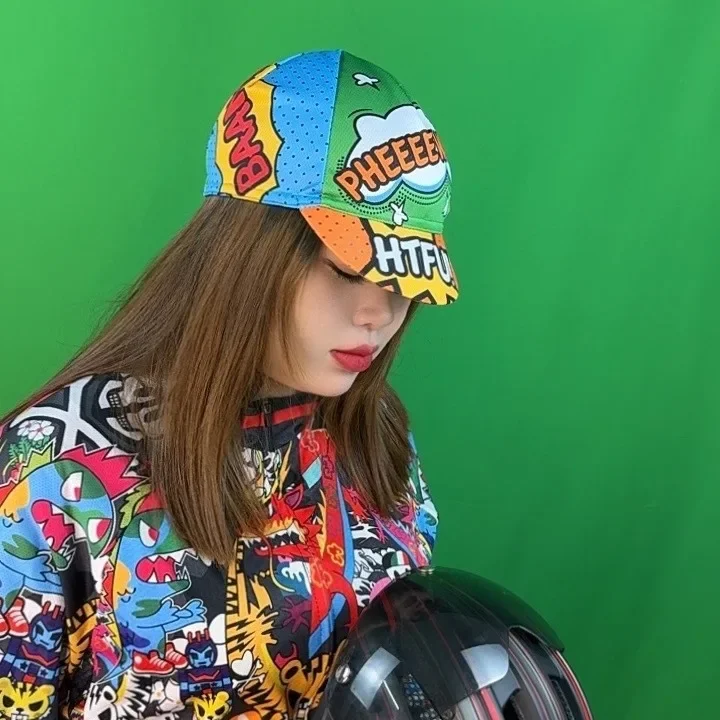 Universal WTFprinting Cycling Cap For Men And Women Outdoor Sports Quick Dry Sunshade Cap Necessary Equipment For Children