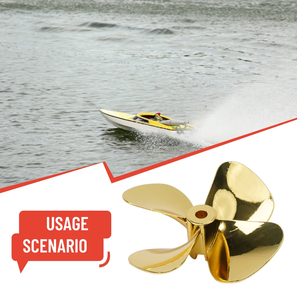 Hélice RC bateau D55/D60mm Main Gauche/Droite - 4 Couleurs