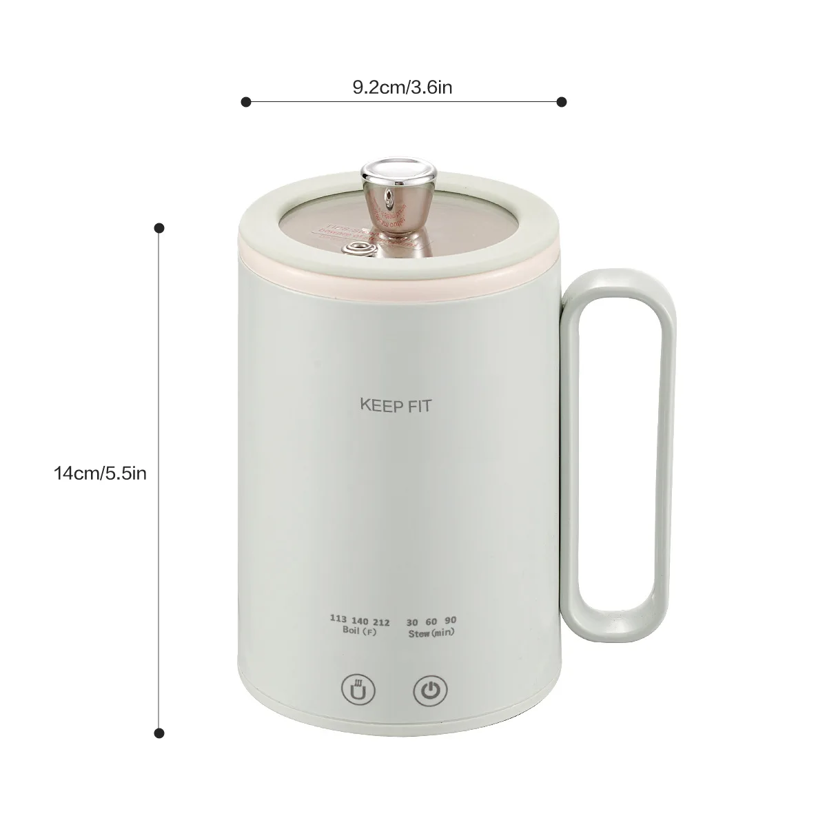 Portable Mini Travel Boiling Water Cup Tea Making Mini Timer Electric Kettle Electric Stew Cup Automatic Electric Boiling Cup 5