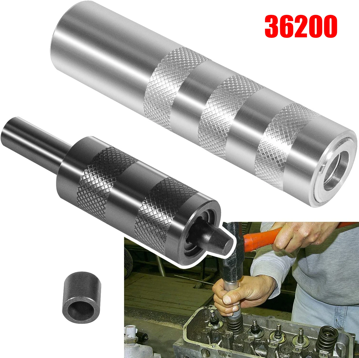 

TML 36200 Съемник клапана и установщик, держатель клапана, съемник, установщик, набор инструментов от 5/16 до 3/8 дюймов