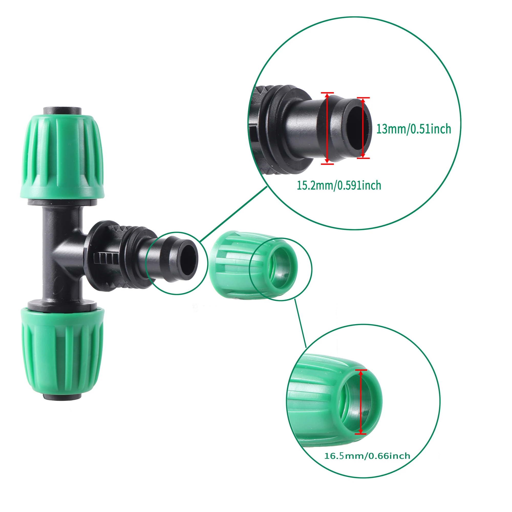 Kit Irrigation 30 Pièces - Raccords T, Coudes Et Droits Pour Tuyau 16 Mm - Arrosage Goutte à Goutte Facile