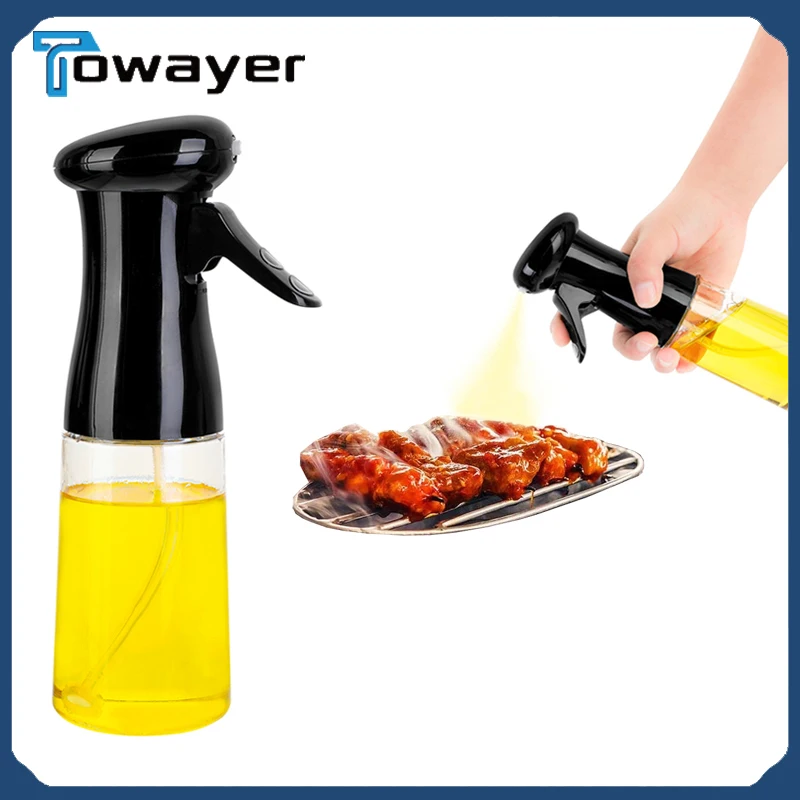 Oil Spray Bottle Kitchen Oil Bottle Cooking Baking Grilling Vinegar
