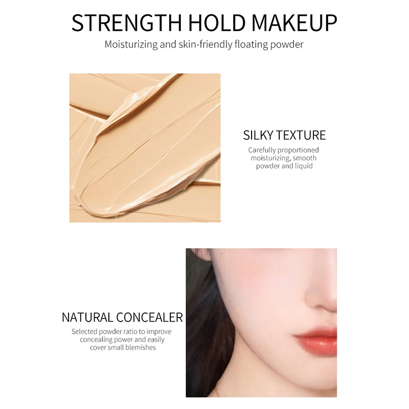 1/3pcs Waterproof Brighten Foundation Magic Foundation Mushroom Head Air Cushion CC Cream Cream Women Base Makeup Face Cosmetics