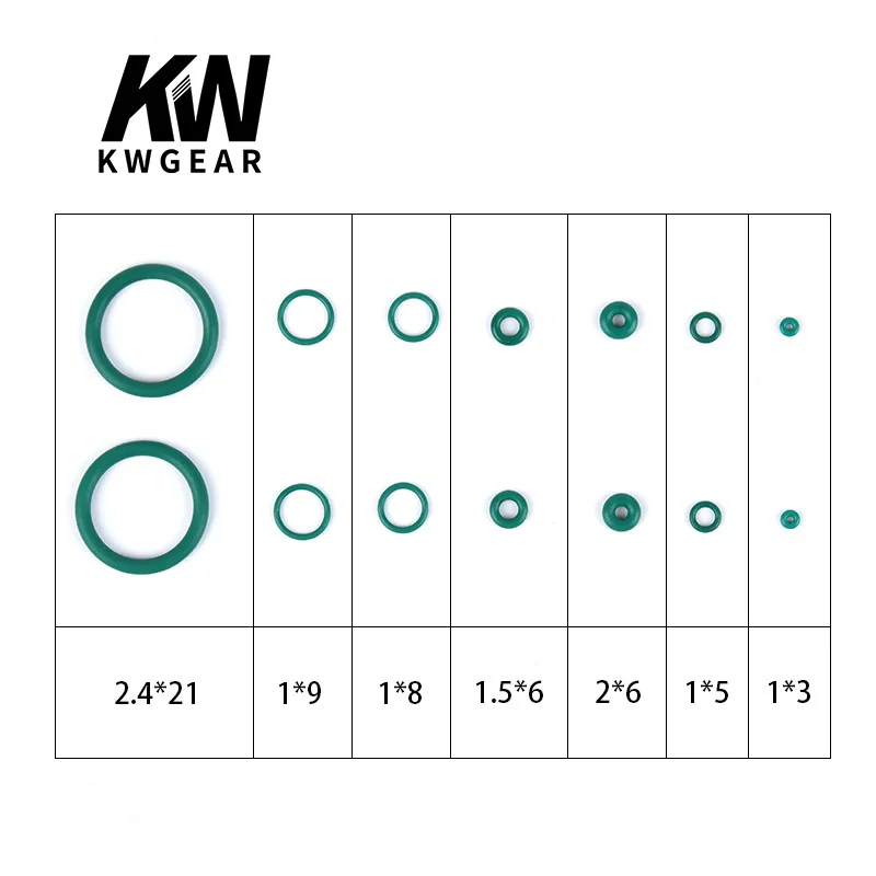Tactical Magazine Fluorine Rubber O Ring Set For GBB Marui TM Glock 17 G17 Green Flat Silicone Ring Seal Gasket Airsoft Hunting m lok screw replacement set metal buckle set magazine holster magazine holder