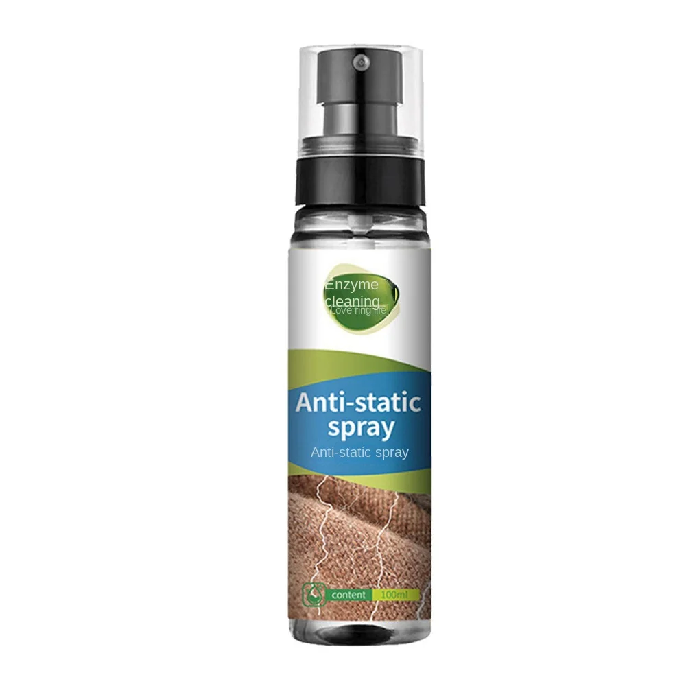 Static Spray Universal Clothes Hair Sweater Quilt Portable Multifunction Enzyme Plus Net Cleaning Accessories Antistatic Spray