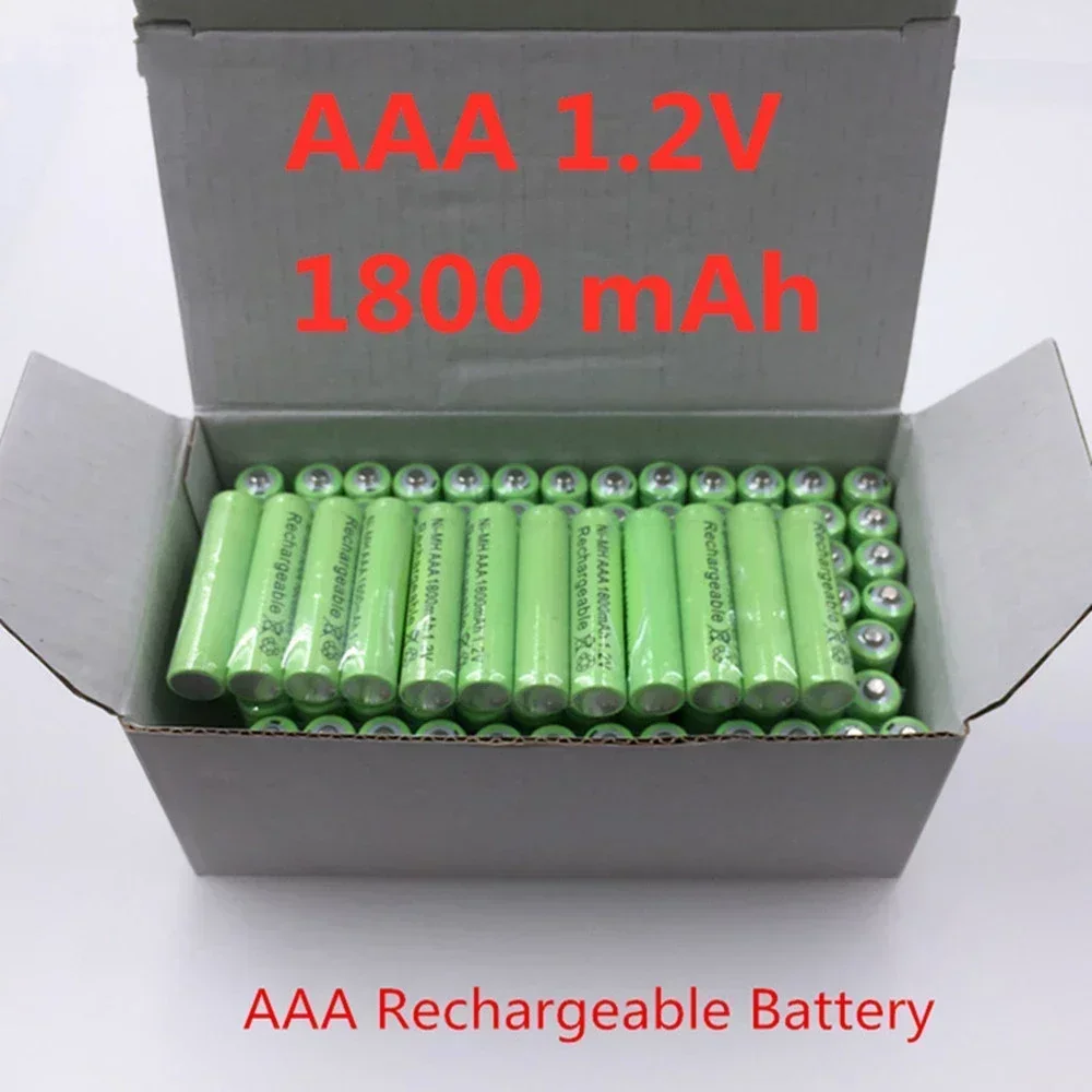 4 ~ 20 Pz 100% Originale Aaa 1800 Mah 1.2 V Batteria Ricaricabile Di Qualità Aaa 1800 Mah Ni-Mh Batteria Ricaricabile 1.2 V 3A