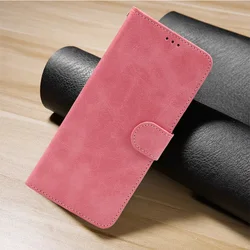 Elegant Leather Wallet Phone Case with Card Slots and Flip Cover - Samsung A70 A70S (Pink)