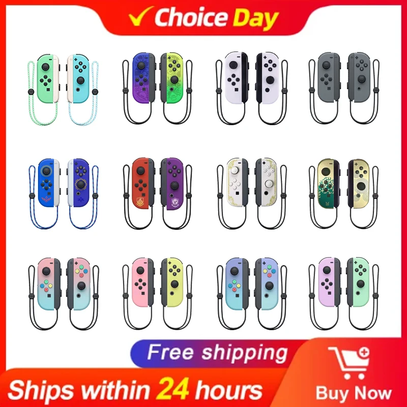 Multicolor Joycons Controller For Nintendo Switch/Lite/Oled Wireless Gamepad With Vibration Joypad Controller Video Game Console