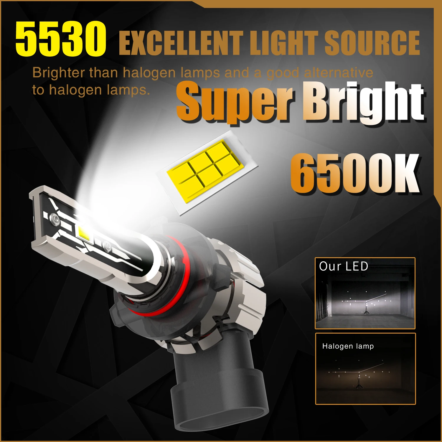 2개 HB3 HB4 H10 9006 P22d 9145 PY20d 9005 P20d LED 헤드라이트 캔버스 오류 없음 강력한 백색 모토 안개등 자동차 다이오드 전구