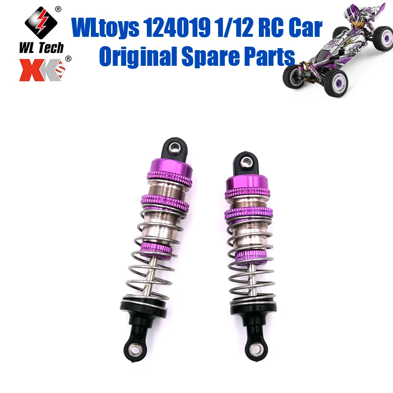

WLtoys 124019 1/12 RC Car Original Spare Parts 124019 124019-1837 Rear Shock Absorber 1938 Front Shock Absorber Original