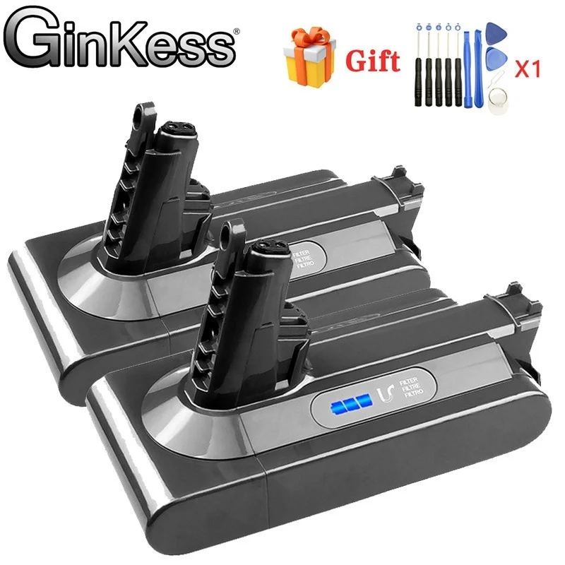 Batteria Di Ricambio 6800/6000/4500Mah 25.2V Per Dyson V10 V10 Absolute V10 Fluffy , Cyclone V10 Absolute Aspirapolvere Batteria