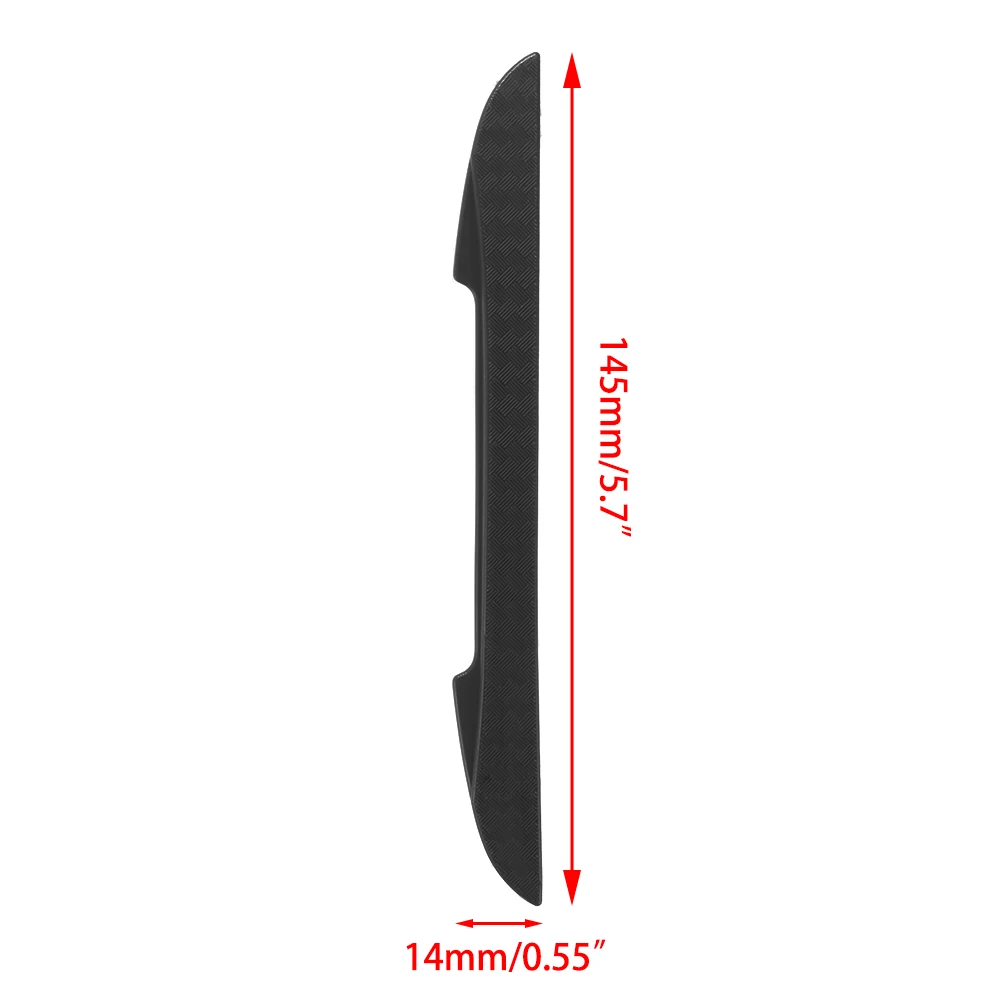 Premium Car Door Edge and Handle Protection Set - 4-Piece 3D Bumper Guard Kit