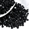 6000 Pcs Black Resin Flat Back Rhinestones, 3mm 4mm 5mm Jelly Resin Non-Heatset Rhinestones for Crafts DIY Designs, Mugs, Clothe 2