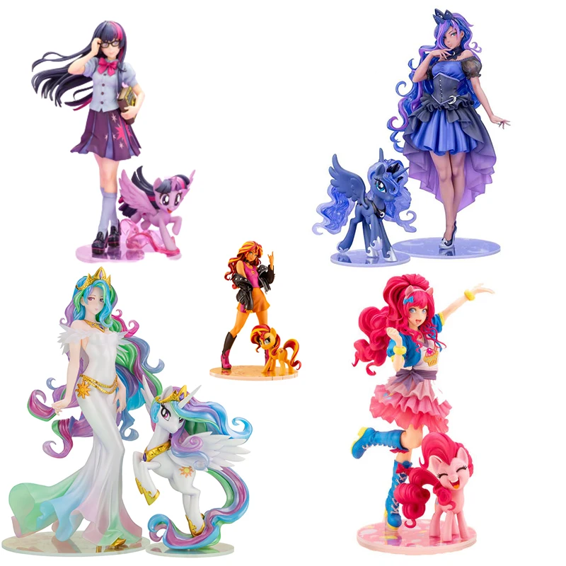 Новая игрушка MEW Game My little Pony Bishoujo Pinkie pie ПВХ фигурка модель кукла Коллекционная