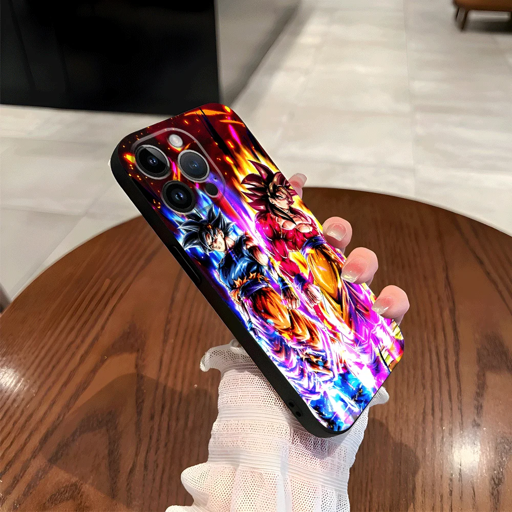 Hülle für iPhone 17 Pro Max 7 8 SE 14 15 16e 16 Plus X XR 11 Air 13 Mini 12 Soft Phone Cover 15+ 16Pro 16+ Dragon Ball Goku – Detail 4