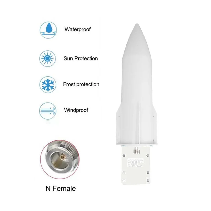 Cell Phone Signal Booster Antenna 30 dB Omni Directional Rocket Antenna 698-3700 mhz